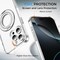 Clear Magnetic Case with Ring Stand for various Apple iPhone 17, 16, 15 Models, Fit for MagSafe, Shock Absorption Bumper, Soft Flexible TPU, Shock Resistant, Fingerprint Resistant, Protection
